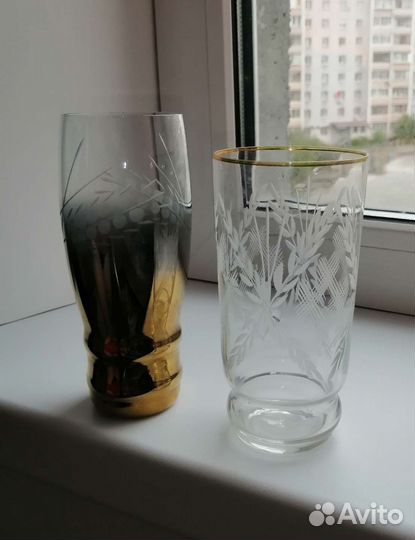 Набор бокалов, рюмок, стаканов хрусталь СССР