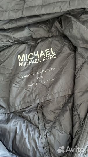 Michael Michael Kors стеганая куртка с капюшоном