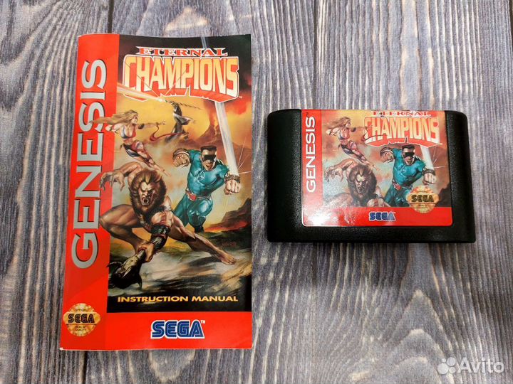 Eternal Champions Sega Genesis Original