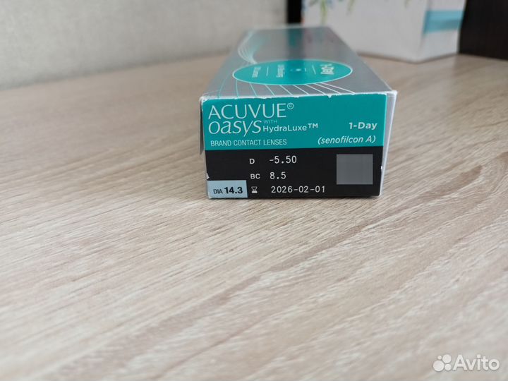 Линзы acuvue oasys -5.50