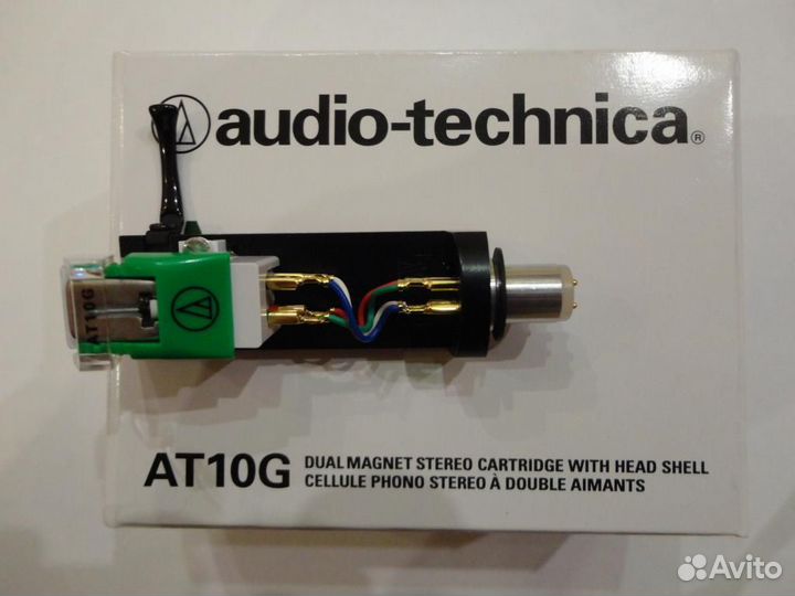 Шелл Audio-Technica + картридж AT-10G