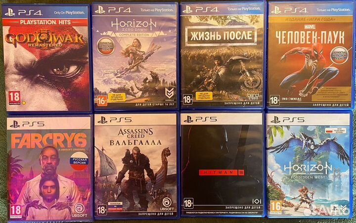 Диски игры Playstation 4 / PS4 / PS5