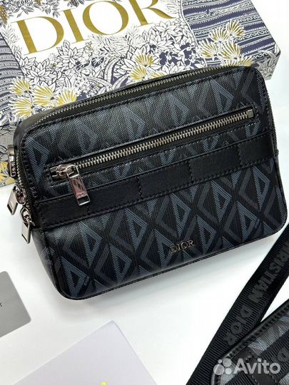 Сумка мужская мессенджер Dior Новая *Premium