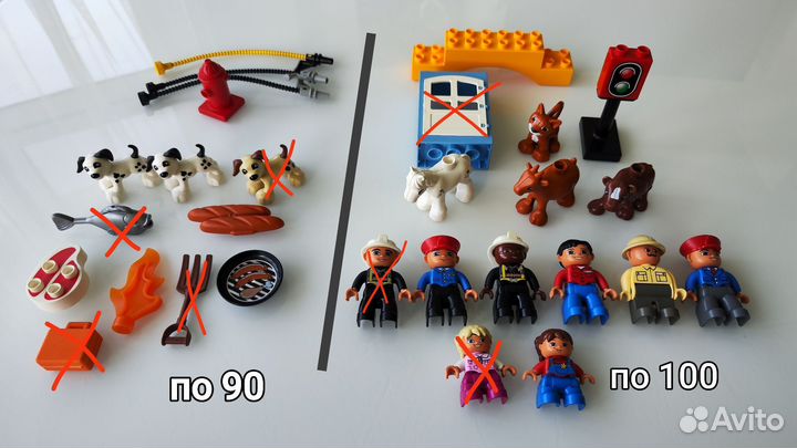 Lego Лего Дупло поштучно оригинал