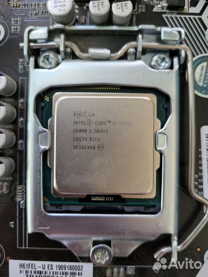 Материнская плата с процессором intel core i5