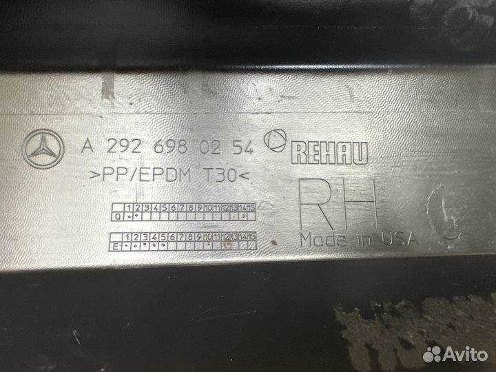 Накладка порога Mercedes GLE W292