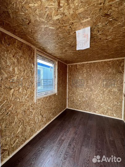 Бытовка 3х2.4 м в осб с линолеумом