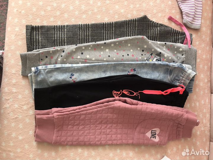 Большой пакет вещей на девочку 104