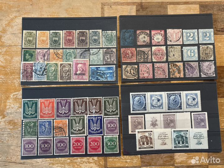 Старая коллекция почт. марок
