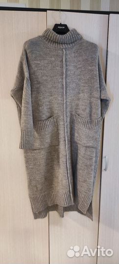 Вязаное платье оверсайз