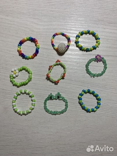Кольца из бисера
