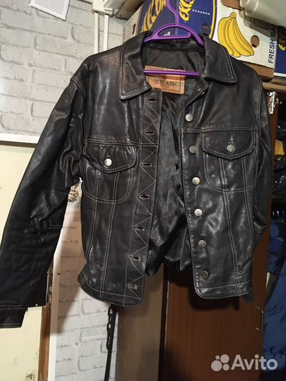 Кожаный пиджак