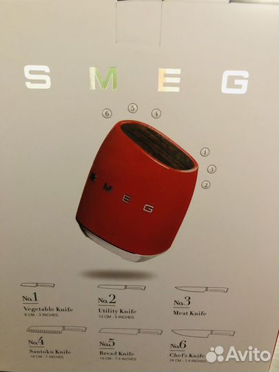 Подставка Smeg Red New