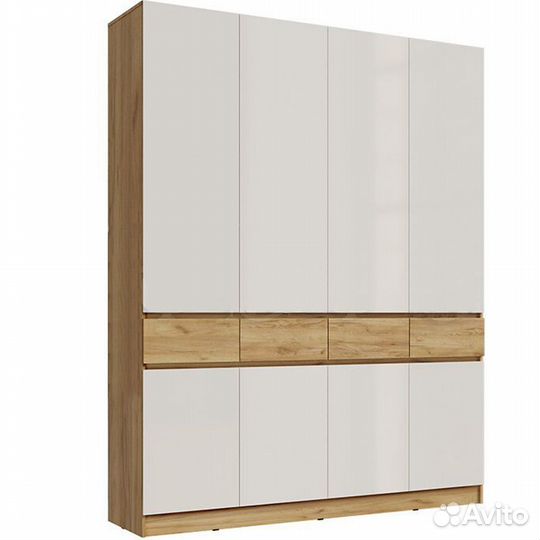 Прихожая с антресолью и зеркалом новая