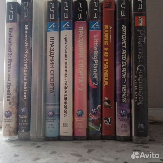 Диски на ps3, популярные и редкие