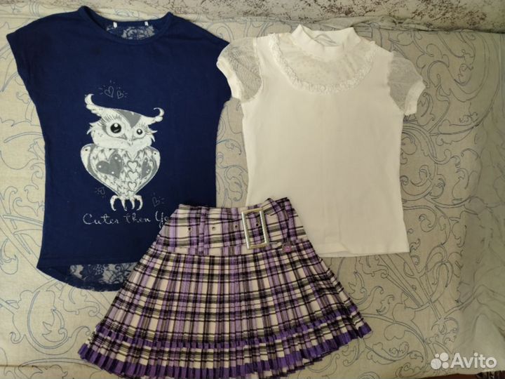 Пакет одежды на девочку 6-7 лет