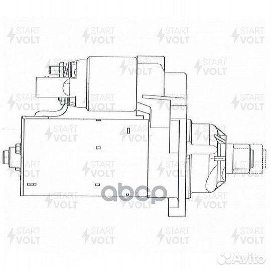 Стартер VAG Passat B6 (05) 2.0TDi (тип bosch)