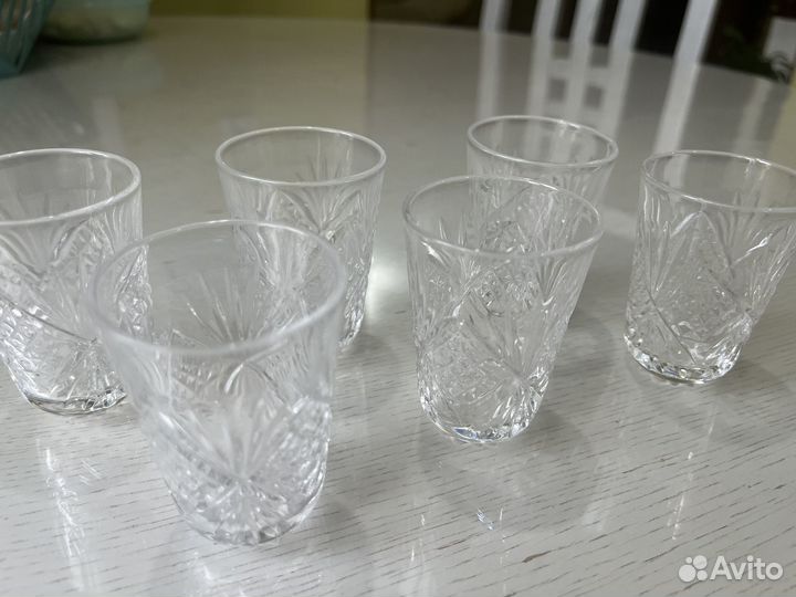 Стопки хрусталь 6 шт. СССР