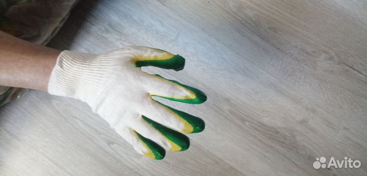 Перчатки с двойным обливом