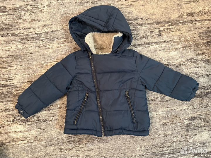 Куртка zara и джинсовка и жилетка 86 92