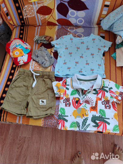 Вещи пакетом на мальчика 80 86