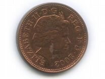 Великобритания монета 1 пенни