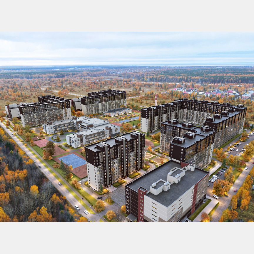 1-к. квартира, 43,5 м², 8/12 эт.