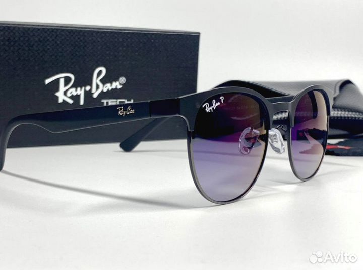 Очки Ray Ban синий градиент