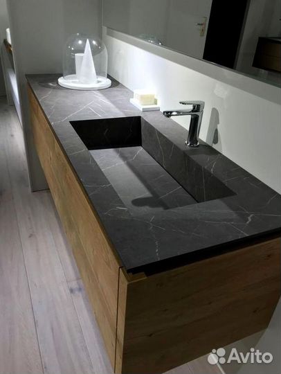 Раковина в ванную из керамогранита