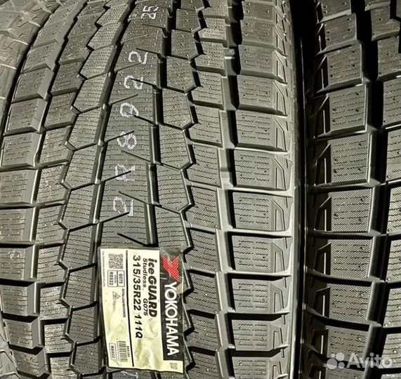 Yokohama Ice Guard G075 275/40 R22 и 315/35 R22 111Q