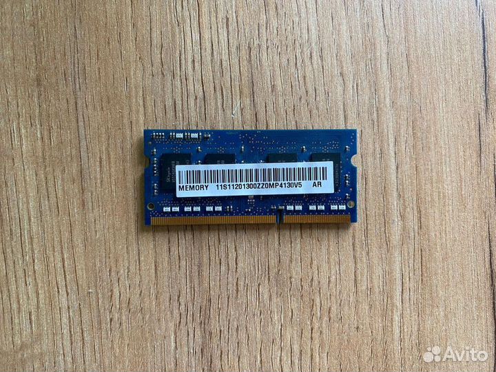 4 GB DDR3L 1600 мгц