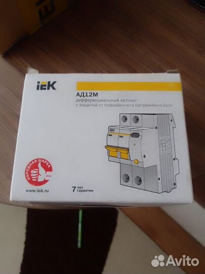 Автомат ад 12 М фирмы IEK