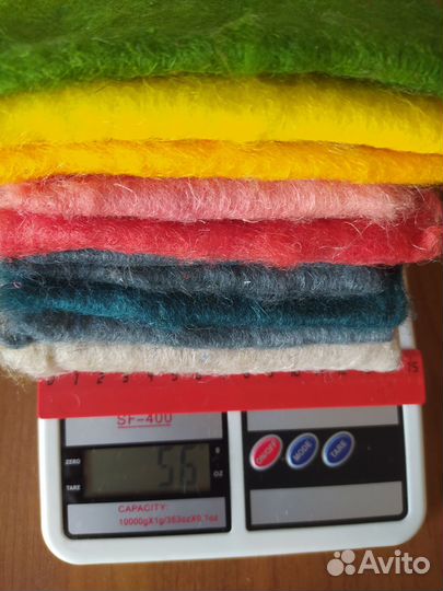 Вата льняная крашеная наборы