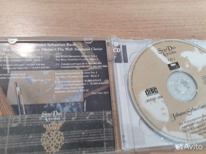 CD Bach Germany Fischer Landowska Menuhin Gould
