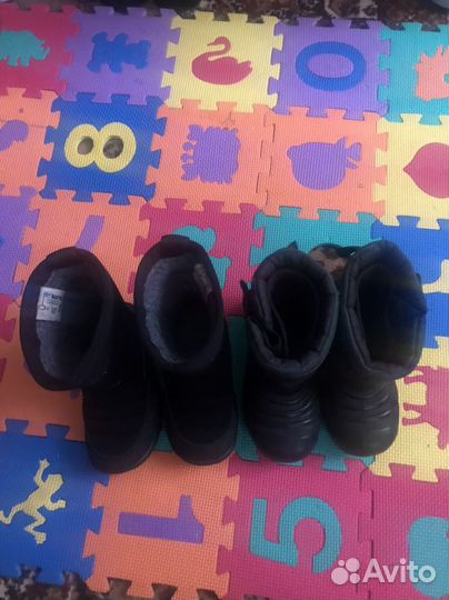Сапоги зимнее для мальчика 28 р б/у