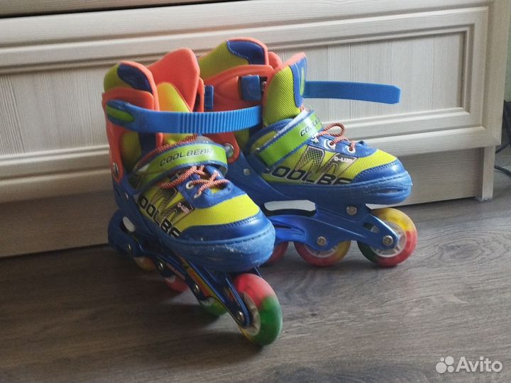 Коньки раздвижные роликовые
