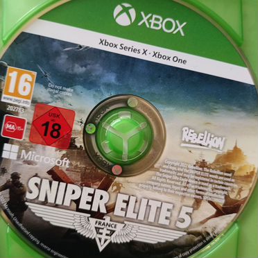 Xbox one, Xbox x. Диск Sniper elite 5