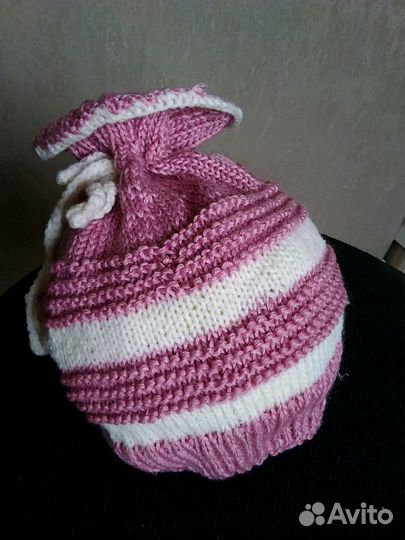 Шерстяные шапочки для девочек
