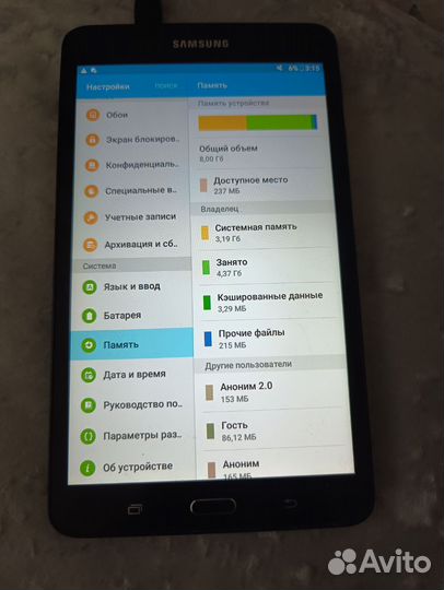 Планшет samsung galaxy tabа6