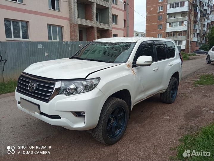 Toyota Land Cruiser Prado 2.7 AT, 2018, битый, 127 000 км