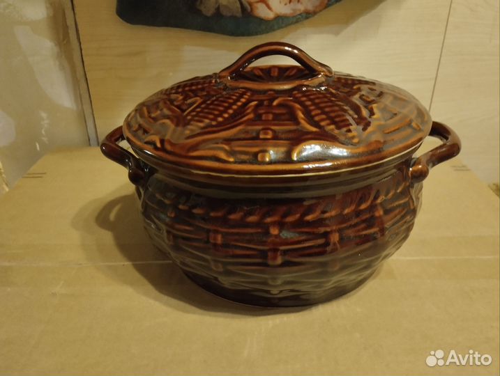 Бочонок и кастрюля керамические