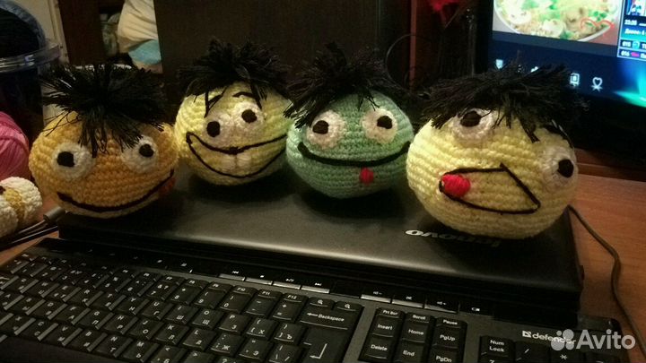 Мягкие вязаные игрушки