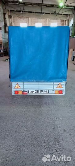 Прицеп мзса 817711.025 с тентом и допоборудованием