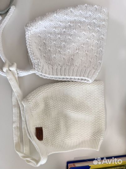 Шапочка на малыша 3-5 мес