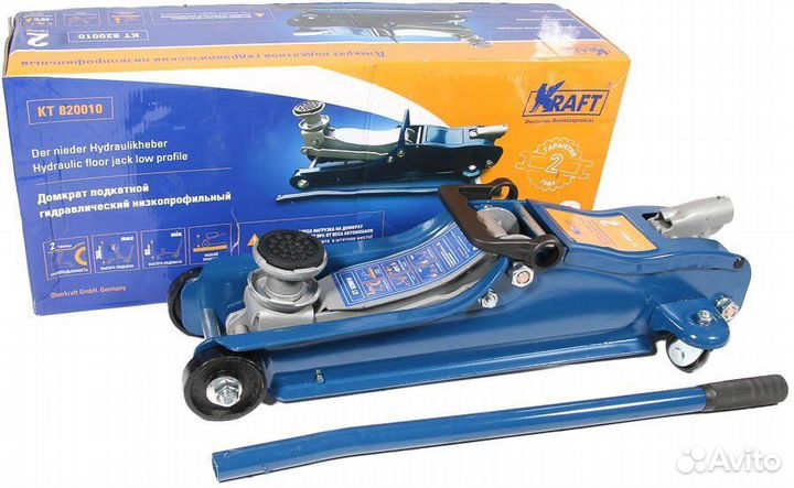 Домкрат подкатной 2 т kraft