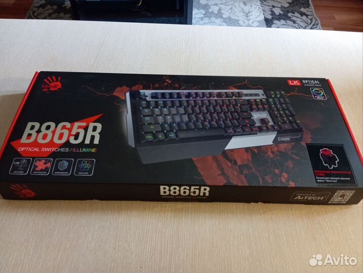 Игровая клавиатура A4Tech Bloody B865R