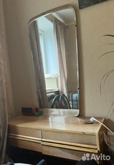 Тумба трюмо трельяж ретро mid century СССР винтаж