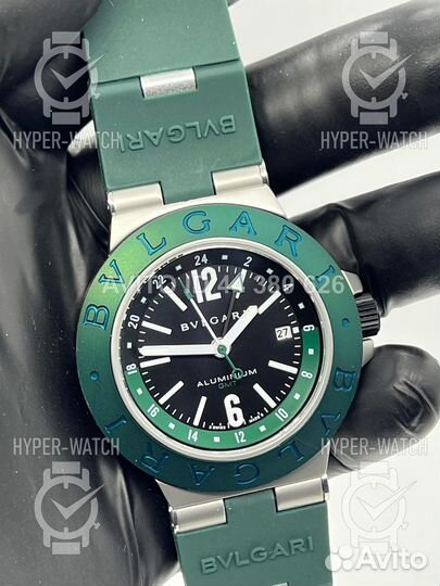 Часы Bvlgari Diagono Aluminium GMT 40mm