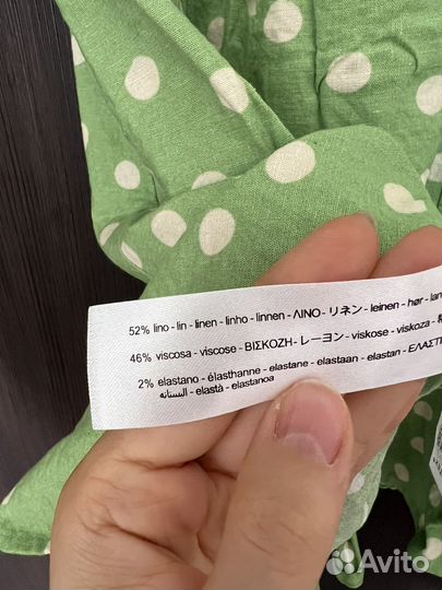 Платье zara лен