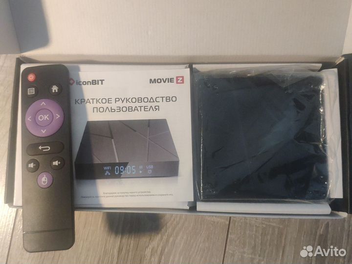 Тв приставка android 10 4k iconbit movie z